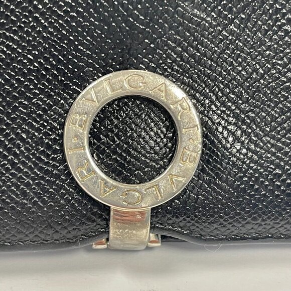 Bvlgari Black Leather Bifold Long Wallet - Preowned - Picture 9 of 13